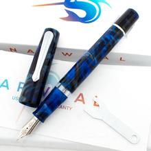 Load image into Gallery viewer, Narwhal Schulkill Marlin Blue Fountain Pen