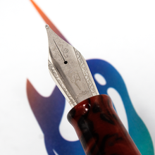 Load image into Gallery viewer, Narwhal Schuylkill Fountain Pen Series in Rockfish Red Nib