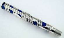 Load image into Gallery viewer, Front view of the fountain pen with the cap on.