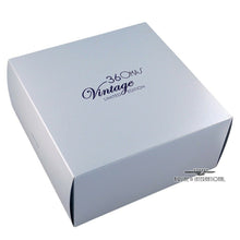 Load image into Gallery viewer, Angled view of the outer presentation box with 360OMAS Vintage Limited Edition print at the top.