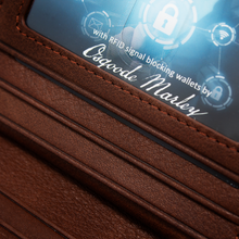 Load image into Gallery viewer, Close up to the brandy leather interior