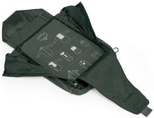 Load image into Gallery viewer, Interior view of the grey garment folder.