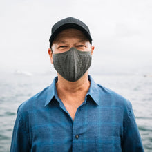 Load image into Gallery viewer, A man wearing a face mask on a blurry background.