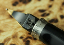 Load image into Gallery viewer, Back close up to the fountain pen nib with engraving, XF