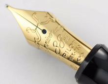 Load image into Gallery viewer, Close up to the fountain pen nib with engraved decorations and text, Anniversary 88th, PILOT, 18K-750, <M>
