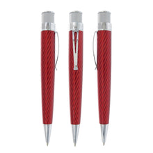 Load image into Gallery viewer, Front an side views of the Hawthorne red pen.