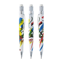 Load image into Gallery viewer, Front and side views of the white Kandinsky pencil on a white background.