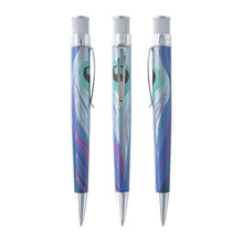 Load image into Gallery viewer, Front and side views of the Tiffany Favrile pen on a white background.