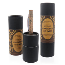 Load image into Gallery viewer, Retro 51 Smithsonian Woodland Hummingbird and Flowers Rollerball Pen with two gift tubes on a white background.