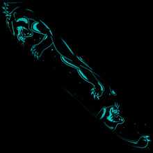Load image into Gallery viewer, Close up to the panthers glowing in the dark