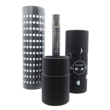 Load image into Gallery viewer, Front view of the pen arranged with two matching gift tubes on a white background.