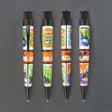 Load image into Gallery viewer, Front, back, and side views of the pen on a dark gray background.