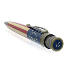 Load image into Gallery viewer, Retro 51 Vintage Metalsmith Bennington Flag Rollerball Pen, Top Disc