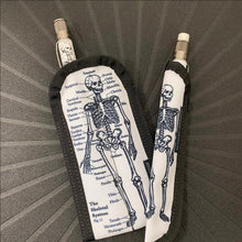 Load image into Gallery viewer, The double and single pen fabric case with Dr. Gray design.