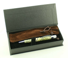 Load image into Gallery viewer, Retro 51 Postmaster Italia Rollerball Pen with Brown Sleeve - RARE!