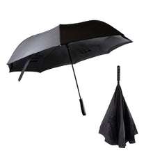 Load image into Gallery viewer, Reverse Windproof Umbrella, Black