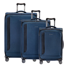 Load image into Gallery viewer, A large, medium, and carry-on suitcases on a white background.