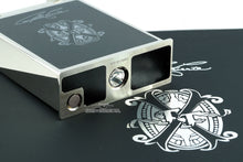 Load image into Gallery viewer, Angled bottom view of the lighter on top of the presentation box.