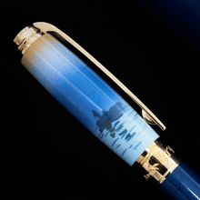 Load image into Gallery viewer, Close up to the side of the pen's cap.