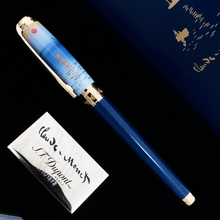 Load image into Gallery viewer, Side view of the fountain pen in the presentation box.