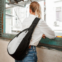 Load image into Gallery viewer, A model carrying the sterling backpack.