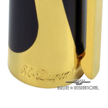 Load image into Gallery viewer, Close up to the S.T. Dupont engraving at the bottom of the cap.