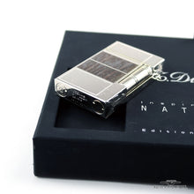 Load image into Gallery viewer, Angled bottom view of the lighter with the presentation box.