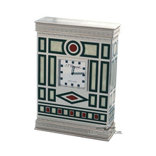 Load image into Gallery viewer, Angled front view of the table clock.