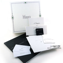 Load image into Gallery viewer, The presentation box, and documents arranged on a white background.