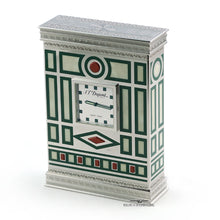 Load image into Gallery viewer, Angled front view of the table clock.