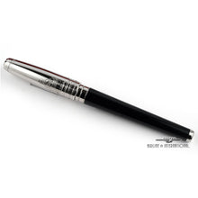 Load image into Gallery viewer, Back view of the fountain pen with the cap on.
