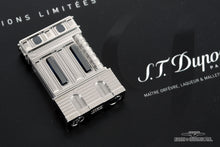 Load image into Gallery viewer, Angled front view of the lighter on top of the presentation box.