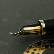 Load image into Gallery viewer, Side view of the nib, with engraving N A G, for NAGAHARA.