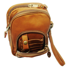 Load image into Gallery viewer, Unzipped Front Bag in tan