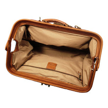 Load image into Gallery viewer, Interior view of the tan satchel.