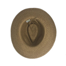 Load image into Gallery viewer, Interior view of the hat in Camel color.