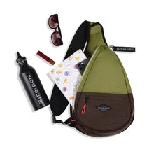 Load image into Gallery viewer, Sling bag in Cactus with Items (Not Included)