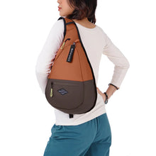 Load image into Gallery viewer, Sling Bag in Clay with Model