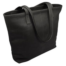 Load image into Gallery viewer, Swerv Leather Collection Business Tote, in Black
