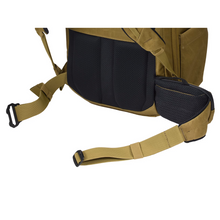 Load image into Gallery viewer, Close up to the bottom of the back panel, showing the belt straps.