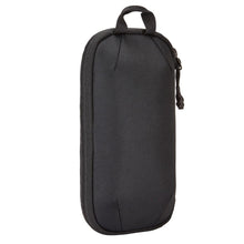 Load image into Gallery viewer, Angled back panel view of the black bag.