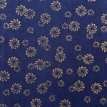 Load image into Gallery viewer, Taccia Kimono Three-Slot Pen Case in Navy Bloom Fabric

