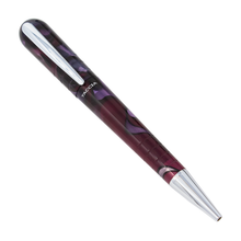 Load image into Gallery viewer, Front view of the Magenta Comet ballpoint pen.