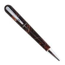 Load image into Gallery viewer, Front view of the Nebula Swirl ballpoint pen.