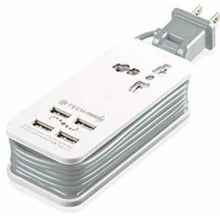 Load image into Gallery viewer, Angled view of the white and gray power trip slate.