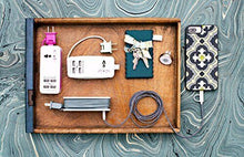 Load image into Gallery viewer, Three power trips shown arranged on a tray with a pair of keys and a phone.