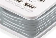 Load image into Gallery viewer, Close up to the gray cable wrapped around the power trip.