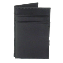 Load image into Gallery viewer, The Trickster Leather Wallet in Black