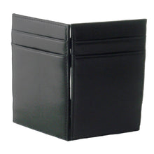 Load image into Gallery viewer, The Trickster Leather Wallet in Black
