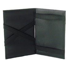 Load image into Gallery viewer, The Trickster Leather Wallet in Black